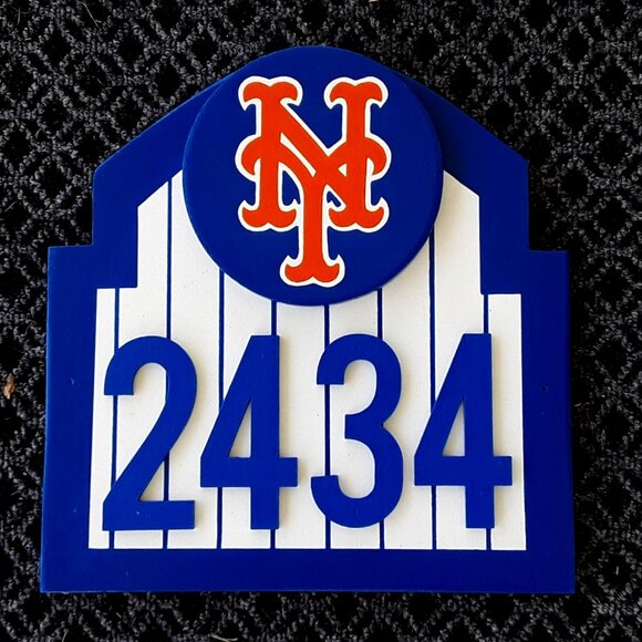 New York Mets Address Sign for your home (with your address FREE SHIPPING - Picture 2 of 3